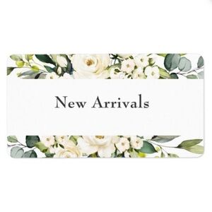 New arrivals to my closet